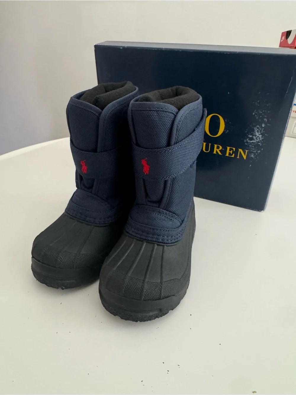 Polo by Ralph Lauren Kids Navy and Black Winter Boot
